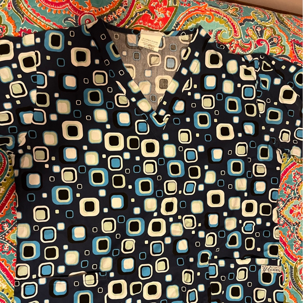 Scrub top lightly used.